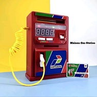Mainan anak simulasi pom bensin SPBU Pertamina mini lucu bisa nyala lampu dan musik keren murah main
