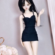 4分bjd娃衣吊带裙双肩短裙娃连衣裙包臀裙3分bjd娃衣三分普四衣服4 points bjd doll dress with suspenders20250923