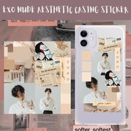 Exo Nude Aesthetic Casing Sticker