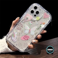 SS871 TRANSPARENT BUTTERFLY SILICONE SOFTCASE SHOCKPROOF FOR XIAOMI REDMI A5 14C 14 A1+ A2+ A3 8 13C