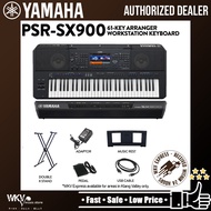 Yamaha PSR-SX900 61-Key Arranger Workstation Keyboard Basic Package with Stand, Pedal, USB Cable (PS