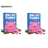 For 4+ Player Group Game 2PCS Hilarious Family Party Game, 150 Challenge Cards with 5 Pig Noses, Lau