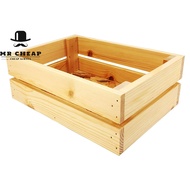 (Home Storage)Wood Storage Crate/Bottle Pine Wood Crate/Wood Storage Box/Wooden Potato & Onion (S) 1