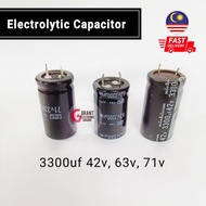 Electrolytic Capacitor 3300uf 42v 63v 71v Ecap Condenser