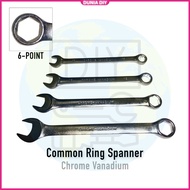 Common Ring Spanner 6 Point Chrome Vanadium