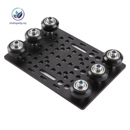 V-Slot Gantry Set 20-80mm Gantry Plate with Wheels for V-Slot Aluminum Profiles CNC Router and 3D Pr