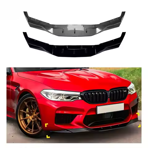 For BMW 5 Series M5 F90 2018 2019 2020 Car Front Bumper Lower Splitter Spoiler Lip