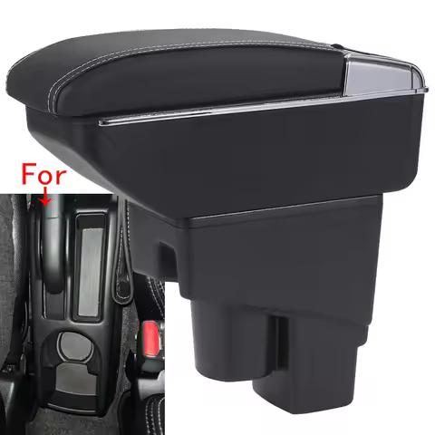 For Honda Jazz Armrest For Honda Fit Jazz 1 2003-2007 Car Armrest Box Retrofit Accessorie Car Storag