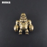 Standing Gorilla Handicraft Brass Ornaments Desktop Wenwan Accessories Accessories Collection Creati