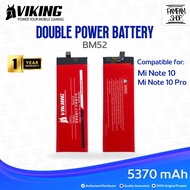 Baterai VIKING Double Power XiaoMi BM52 Mi Note 10 Pro CC9 Pro Batre Batrai Battery HP Handphone BM