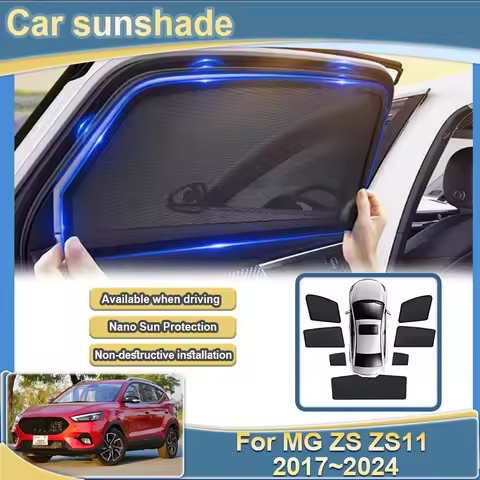 For MG ZS ZS11 EV 2017 2018 2019 2020~2024 Car Shading Shade Curtain UV Blocking Sunshade Sun Sunscr