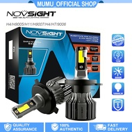 Novsight Car Headlights LED Fog Light N39 H4 H11 H7 H9005 9006 72W 10000LM 6000K Headlight Front Lam