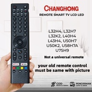 Changhong TV Remote SHP-801 L32H4 L32H7 L32K2 L40H4 L43H4 U50H7 U50K2 U58H7A U75H9 non voice