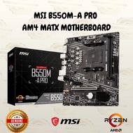 [MSI B550M-A PRO AMD AM4] M-ATX MOTHERBAORD Combo Deal RYZEN 5500/5600/5600X/5700X/5700G/5800X3D