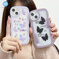 OPPO Reno 8T 7Z 7 8 5F 4F 6 5 4 3 F3 F17 F11 F5 F7 F9 F19 F19S F11Pro Luxury butterfly Phone Case Simple Grade Soft TPU Cover