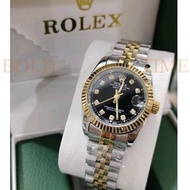 Rolex date just jam tangan perempuan automatic watches for women's 32mm diameter with free box stain