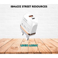 LDNIO A2316C 20W Fast Charge Charger QC3.0 + PD USB-C Fast Charge UK Travel Charger