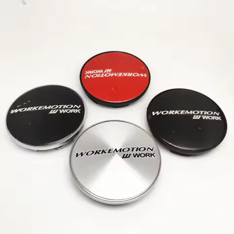 4pcs 68mm Work Emotion Wheel Center Cap Hub Auto Rims Center Cap Cover Car Styling Accessories
