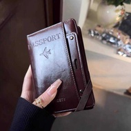 [Travel Goods] Multifunctional Passport Holder Card Holder Document Boarding Pass Storage Bag Ticket