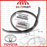 Toyota Vios NCP93 ROOF MOULDING LINING RUBBER OUTER STRIP GETAH LUAR BUMBUNG 75551-0D090 75552-0D060