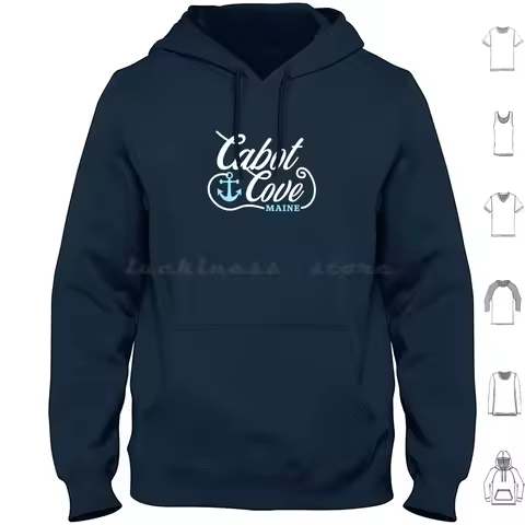 Cabot Cove Hoodie Cotton Long Sleeve Murder She Wrote Cabot Cove Fletcher Tv Show Classic Tv 80s 90s