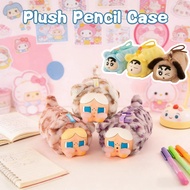 Plush Pencil Case Cute CRYBABY Crayon Shin-chan Pencil Bag Large Capacity Stationery Storage Bag