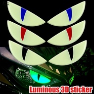 Universal Luminous 3D Demon Eye Car Sticker Motorcycle LED Demon Eye Lights Car Decoration Accessori