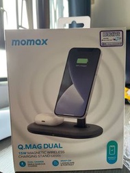 Momax 二合一磁吸桌面無線充電器