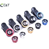 C&T 3In1 Mobile Phone Fish Eye+Wide Angle+Macro Camera Lens For Universal Cell Phone well