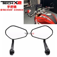 Suitable for BMW G310R Handle Mirror G310GS G310RR Small Round Mirror Modified Motorcycle Foldable R