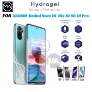 LAYAR Xiaomi Redmi Note 10 10s 10 5G 10Pro Clear Blue Spy Privacy Hydrogel Screen Protector Screen P