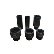 MAJESTA 1/2" hitam pendek soket/panjang soket /Heavy duty short/deep impact socket 6 point size 8mm-