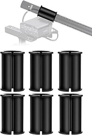 6 Pack Microphone Shock Mount Spacer Rubber Tube Washer Compatible with Sony Camcorder Rode NTG, Sen