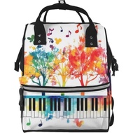 Nota Muzik Piano Printed Diaper Bag Beg Beg Bayi Beg Bayi Pelbagai Fungsi Beg Menukar Bayi Untuk Per