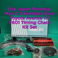 Osk Japan Perodua Myvi 1.3 Kembara Dvvt Toyota Avanza 1.3 F601 Timing Chain Kit Set