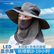 Men's Fan Hat with Fan Hat Solar Charging Summer Women's Work Outdoor Sunshade Sun Hat