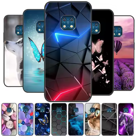 For Nokia XR20 Cover Fashion Silicone Soft Back Cases for Nokia XR20 5G Fundas Black TPU Bumper Coqu