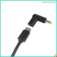 WU 5V USB C to DC Power Cord Type C to DC 5 5 x 2 1mm Male Power Plug Connector