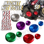[CNC 3D] Y15 LC135 Y16 MAGNET ENGINE COVER NUT CNC ALLOY