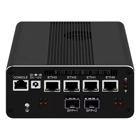 Fanless Mini PC In-tel I3-N305 N200 N100 12th Gen Industrial Computer With 2*10G SFP Optional Pfsens