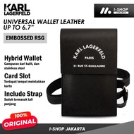 Wallet HP 6.7 Universal Karl Lagerfeld Pocket Tas Selempang Pria Women