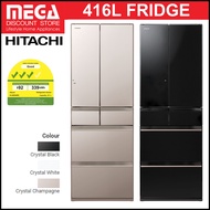 HITACHI R-HW540RS 416L MULTI-DOOR FRIDGE ( 3 TICKS)