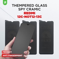 ANTI GORES REDMI 12C 13C 9C 10A 6A 5A A1 THEMPERED GLASS SPY CRAMIC MATTE ANTI PECAH LUFFMAN