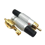 Gold Snake AV/RCA welding jack, Gold Snake lotus jack