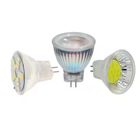 Dimmable MR11 COB LED Spotlight 5W 7W 9W AC/DC 12V LED Light 110V 220V MR11 Cob led bulb Warm White 