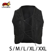 [lahomia] Hydration Vest Multi Pockets Adjustable Running Vest 12L Capacity Water Vest Waterproof Ru