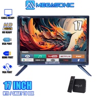 MEGASONIC M97-LED19 / JMS -1917   +Smart TV BOX Screen 17  Inch LED TV 19