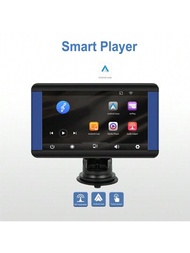 7英寸屏幕airplay Mp5可攜式智能播放器,支援android Auto和usb攝像頭