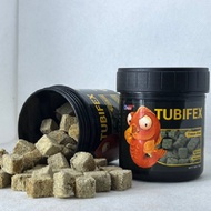 Qiuyu Blood Worms Tubifex Cube Freeze Dried Bloodworm Cacing beku kering jenis cube Cacing Tubifex s