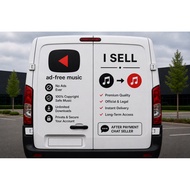 yt be music premium stickers for all use free keychain